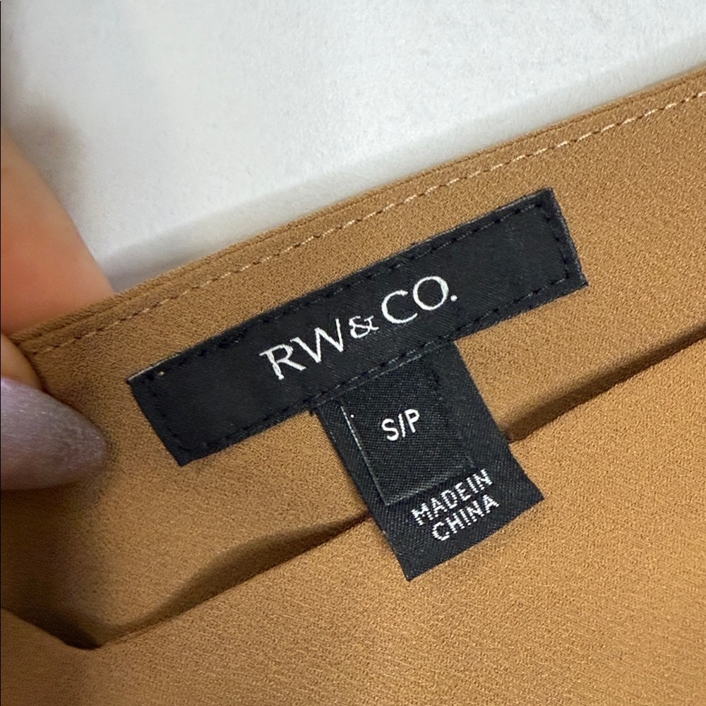 RW&CO. Small Brown Camisole Top- Draping style - Picture 2 of 2